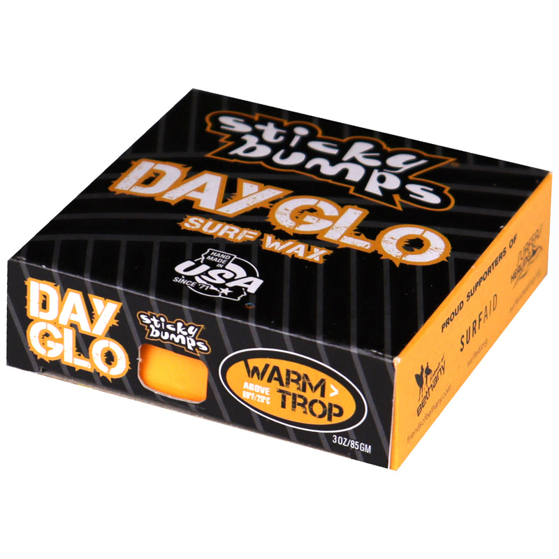 Load image into Gallery viewer, Sticky Bumps Day-Glo Warm/Tropical Surf Wax