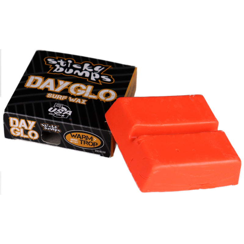 Load image into Gallery viewer, Sticky Bumps Day-Glo Warm/Tropical Surf Wax