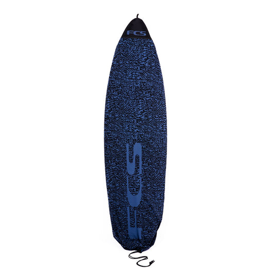 FCS Stretch Funboard Surfboard Sock Cover - Stone Blue