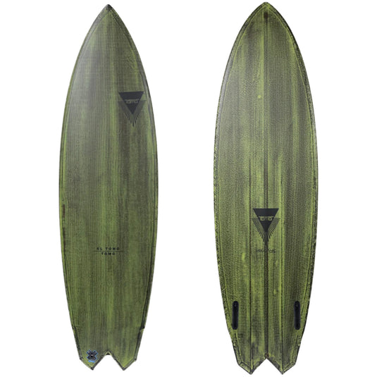 Tomo Designs El Tomo Twin Volcanic Surfboard