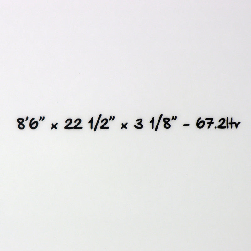 Load image into Gallery viewer, Torq Longboard TET 8'6 x 22 ½ x 3 ⅛ Surfboard - Seagreen Rail
