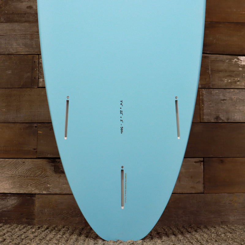 Load image into Gallery viewer, Torq Mod Fun V+ TET 7'4 x 22 x 3 Surfboard Blue/White Pinline