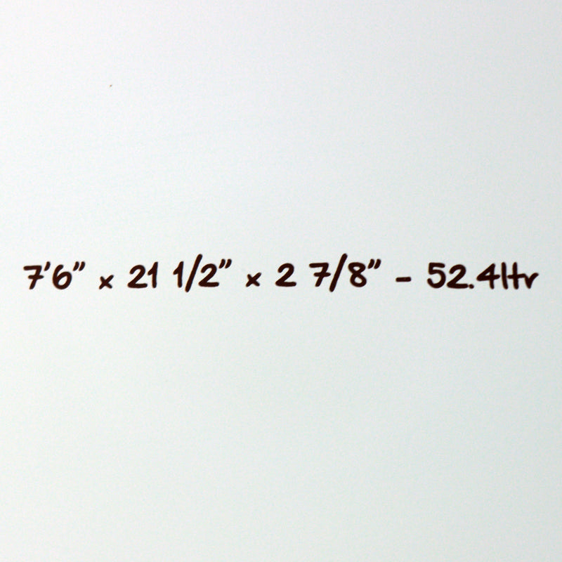Load image into Gallery viewer, Torq Mod Fun TET 7'6 x 21 ½ x 2 ⅞ Surfboard - Blue/White Pinline