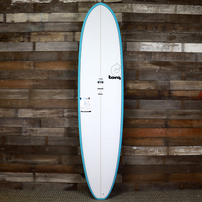 Load image into Gallery viewer, Torq Mod Fun V+ TET 8&#39;2 x 22 ⅞ x 3 ¼ Surfboard - Blue/White Pinline • DAMAGED
