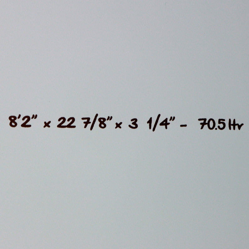 Load image into Gallery viewer, Torq Mod Fun V+ TET 8'2 x 22 ⅞ x 3 ¼ Surfboard - Blue/White Pinline