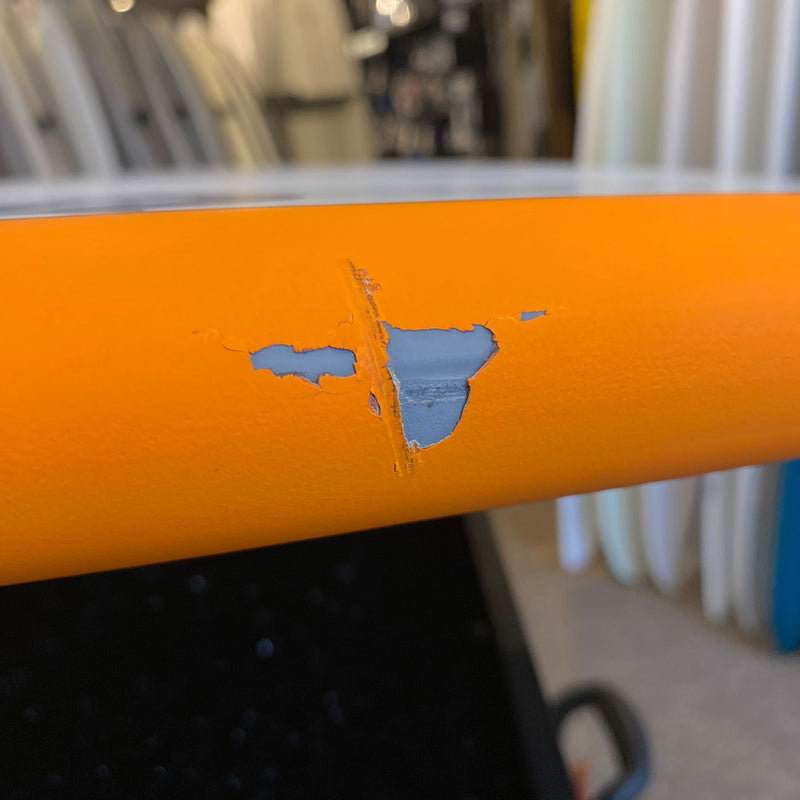 Load image into Gallery viewer, Torq ModFish TET 7'2 × 22 ½ × 3 Surfboard - Orange Rail Pinline • DAMAGED 5