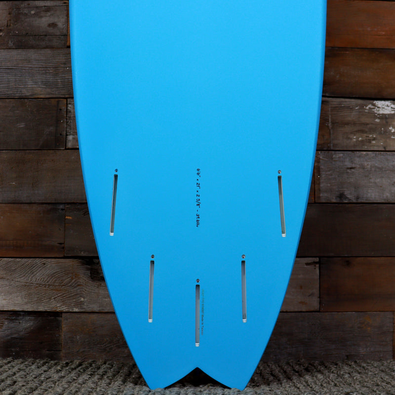 Load image into Gallery viewer, Torq ModFish TET 6'6 × 21 × 2 ⅝ Surfboard - Miami Blue Pinline 3