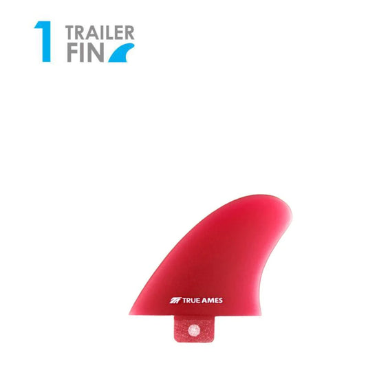 True Ames Fiberglass FCS Compatible Trailer Fin