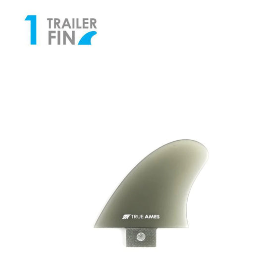 True Ames Fiberglass FCS Compatible Trailer Fin