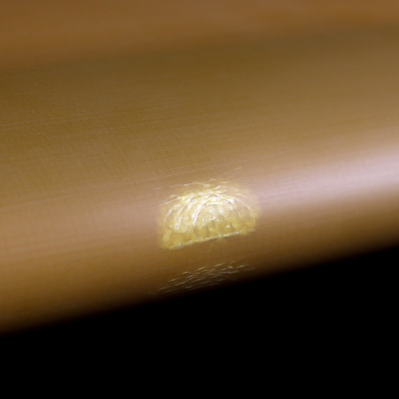 Load image into Gallery viewer, Tyler Warren Shapes One Fin Pin 9'6 x 23 x 2 ⅞ Surfboard - Camel Gold • DAMAGED 5