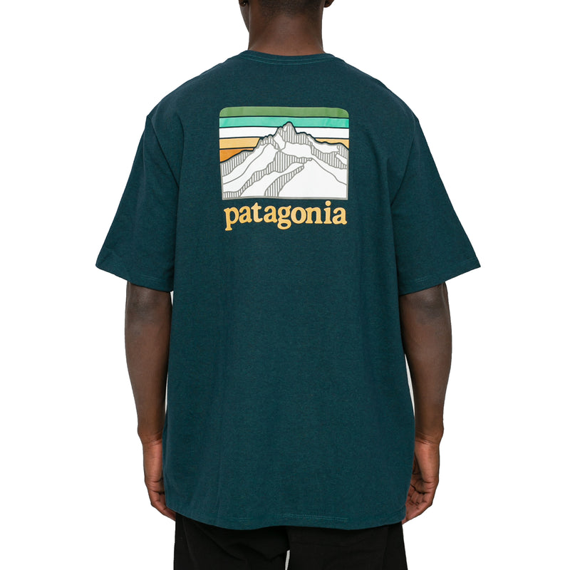 Load image into Gallery viewer, Patagonia Line Logo Ridge Pocket Responsibili-Tee T-Shirt
