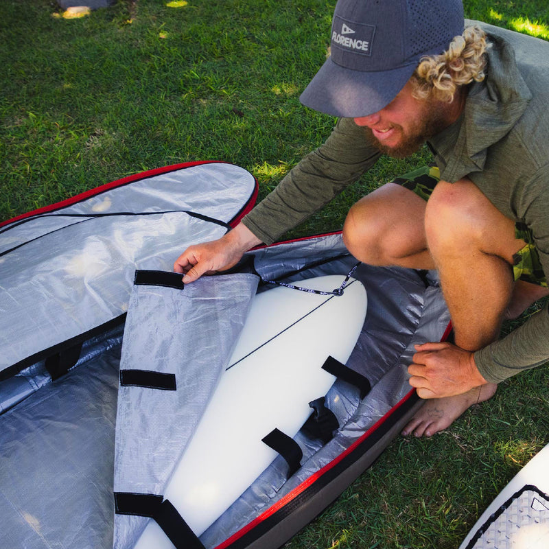 Load image into Gallery viewer, VEIA John John Florence 2-3 Convertible Travel Surfboard Bag