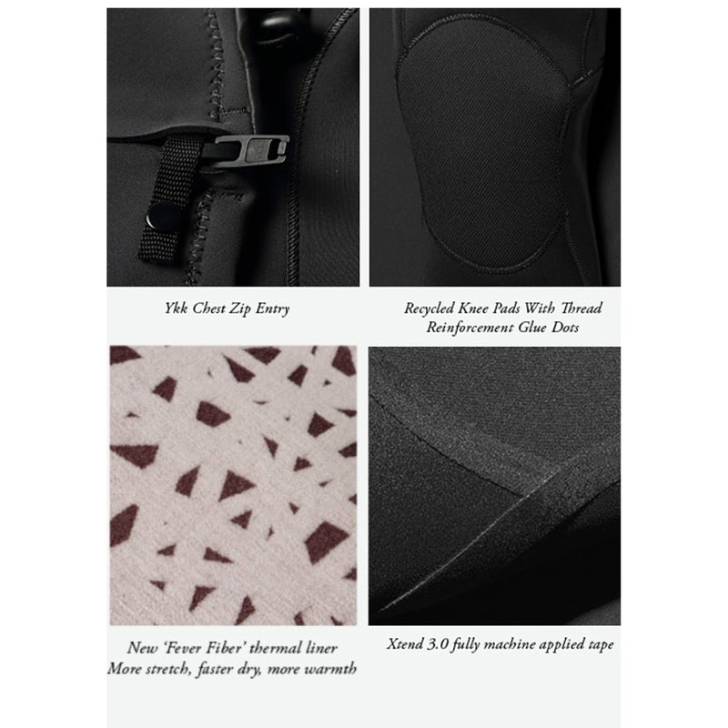 Load image into Gallery viewer, Vissla High Seas II 4/3 Chest-Zip Wetsuit