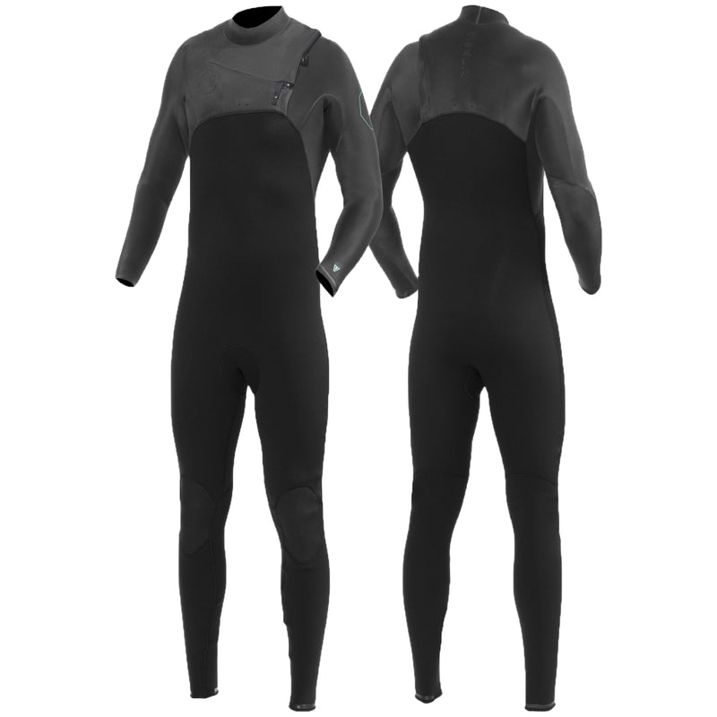 Load image into Gallery viewer, Vissla High Seas II 4/3 Chest-Zip Wetsuit