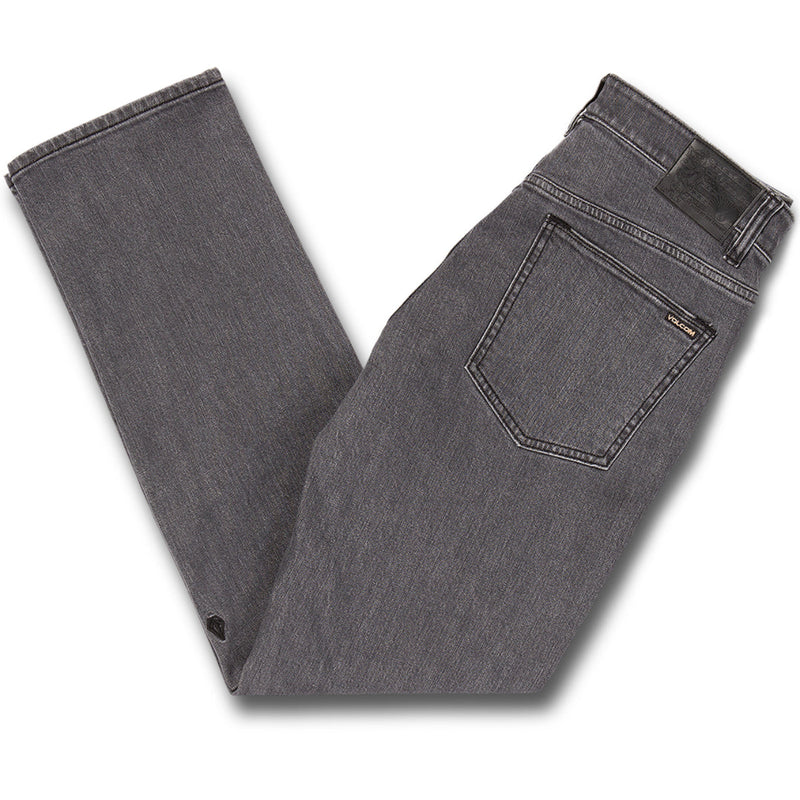 Load image into Gallery viewer, Volcom Solver Modern Fit Denim Jeans - Easy Enzyme Gray 2
