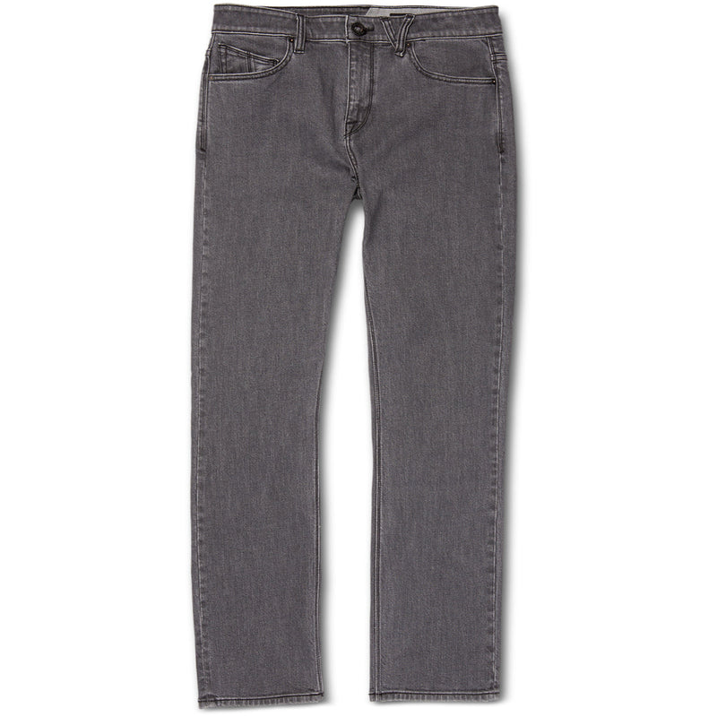 Load image into Gallery viewer, Volcom Solver Modern Fit Denim Jeans - Easy Enzyme Gray 1