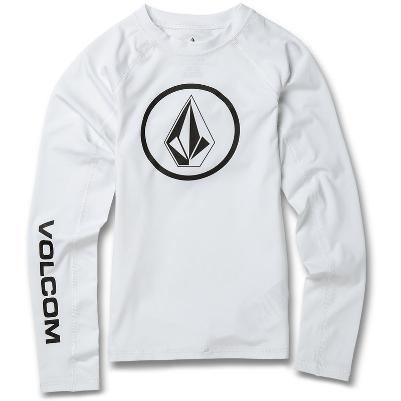 Load image into Gallery viewer, Volcom Youth Lido Solid Long Sleeve Rash Guard
