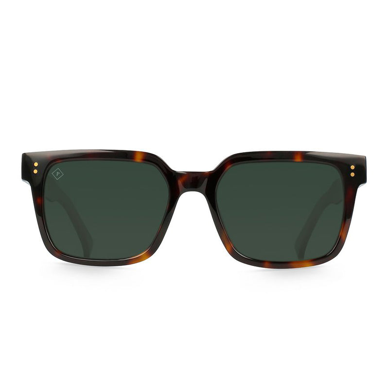 Load image into Gallery viewer, Raen West Polarized Sunglasses - Koala Tortoise/Green - Front