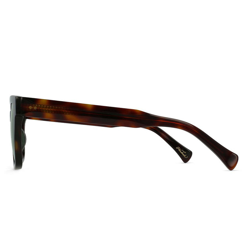 Load image into Gallery viewer, Raen West Polarized Sunglasses - Koala Tortoise/Green - Side