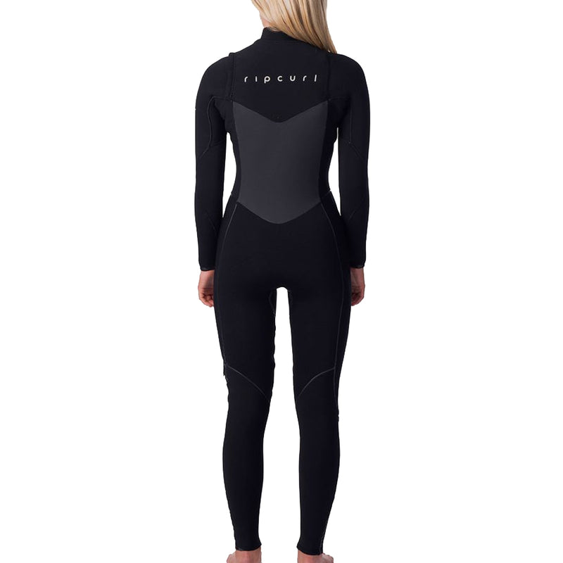 Load image into Gallery viewer, Rip Curl Women&#39;s Flashbomb 3/2 Chest Zip Wetsuit - Black

