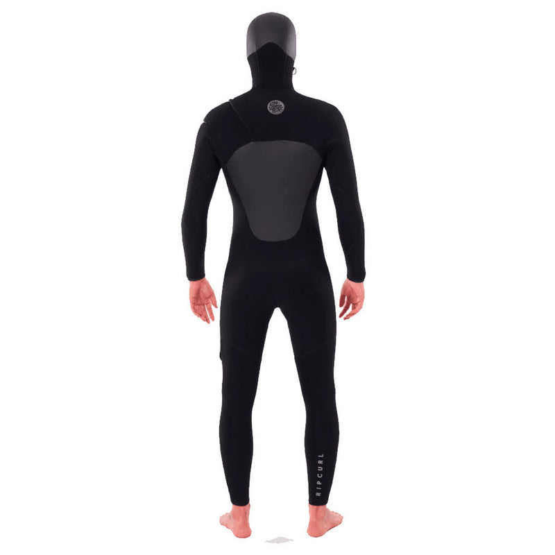 Load image into Gallery viewer, Rip Curl Flash Bomb 5/4 Hooded Chest Zip Wetsuit - Back
