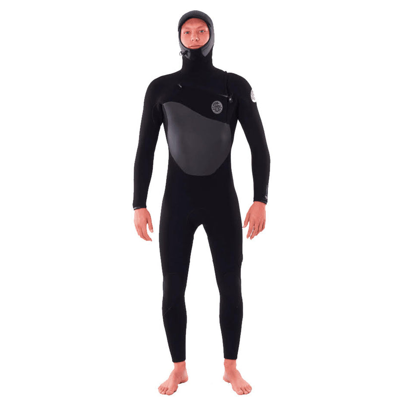 Load image into Gallery viewer, Rip Curl Flash Bomb 5/4 Hooded Chest Zip Wetsuit - Front
