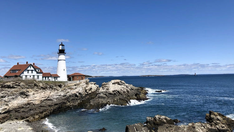Portland Head Light House in Cape Elizabeth, Maine.
