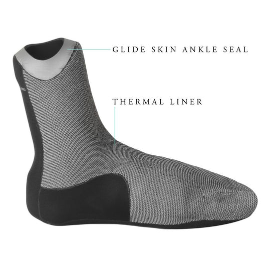 Vissla Seven Seas 3mm Split Toe Boots - Thermal Lining
