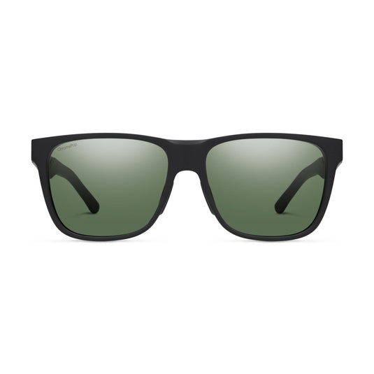 Smith Lowdown Steel Polarized Sunglasses - Matte Black/Chromapop Gray Green