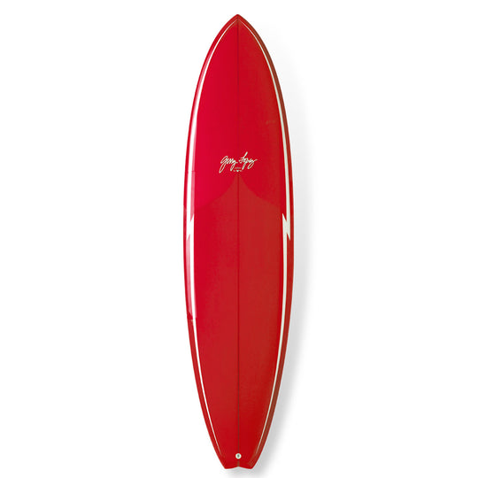 Gerry Lopez Little Darlin True-Ride 7'6 x 21 x 2 13/16 Surfboard - Red