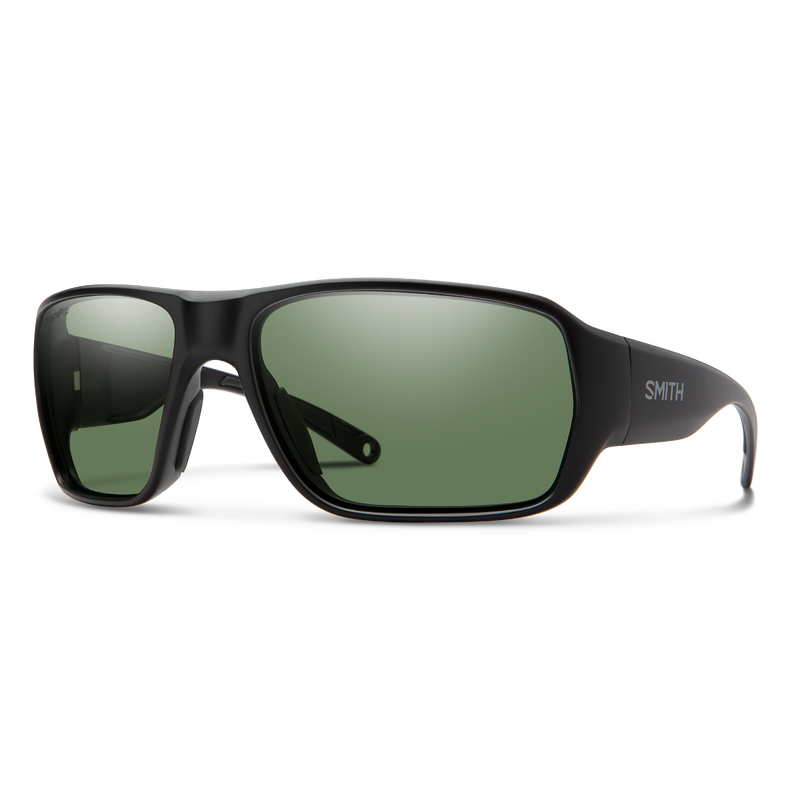 Load image into Gallery viewer, Smith Castaway Polarized Sunglasses - Matte Black/Chromapop Grey Green

