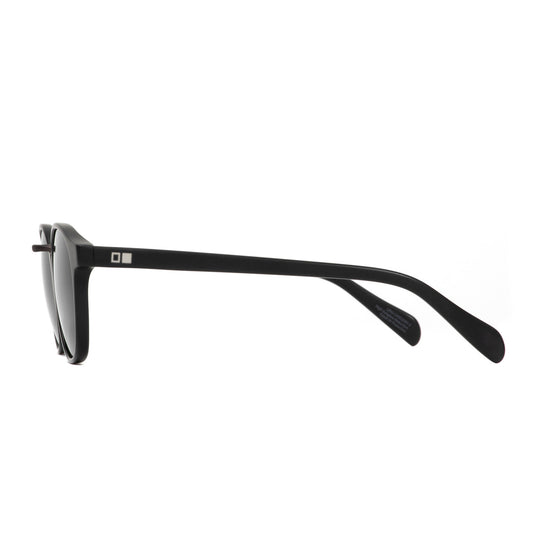 OTIS A Day Late Polarized Sunglasses - Eco Matte Black/Grey