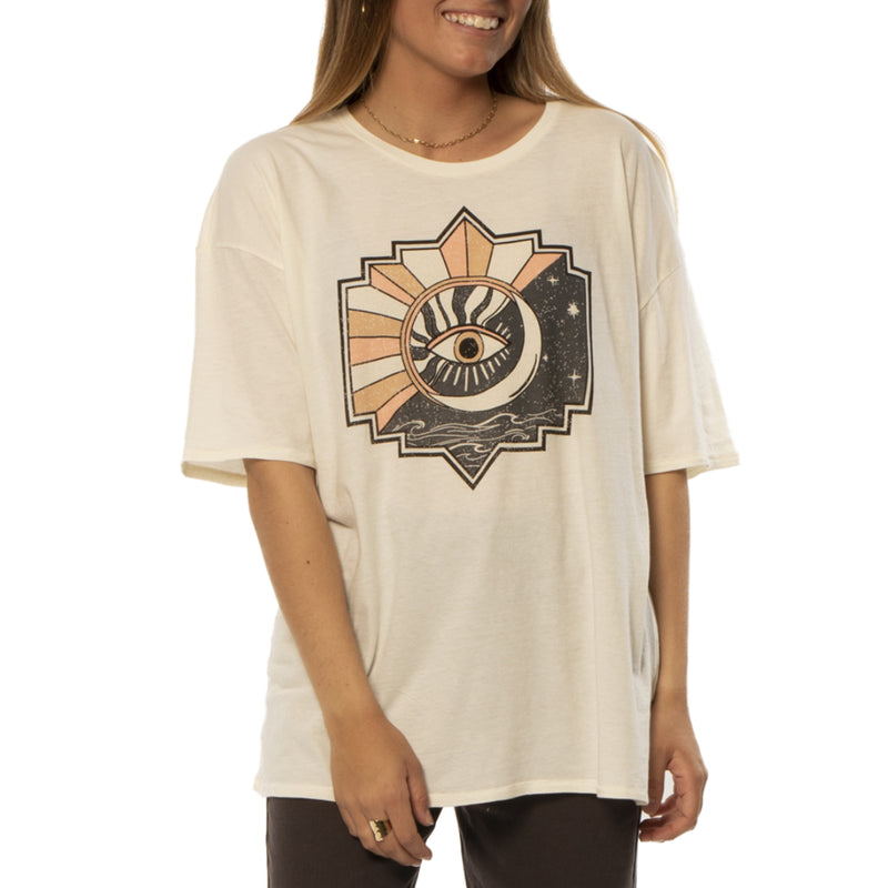 Load image into Gallery viewer, Sisstrevolution Women&#39;s Eye Of The Sea Slouch T-Shirt
