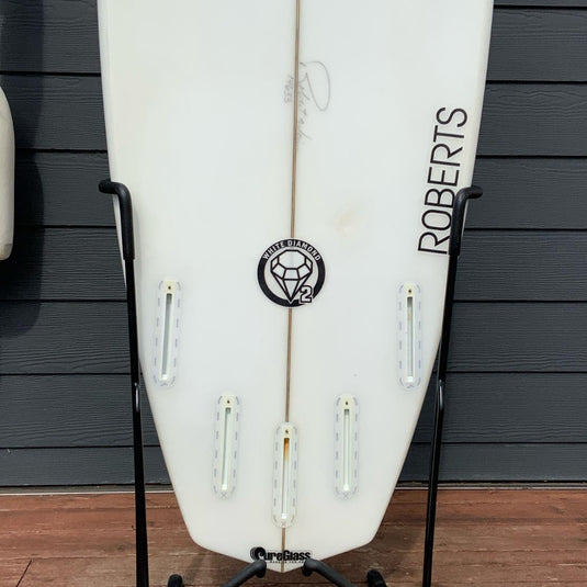Roberts White Diamond 5'10 x 19 ¾ x 2 7/16 Surfboard • USED