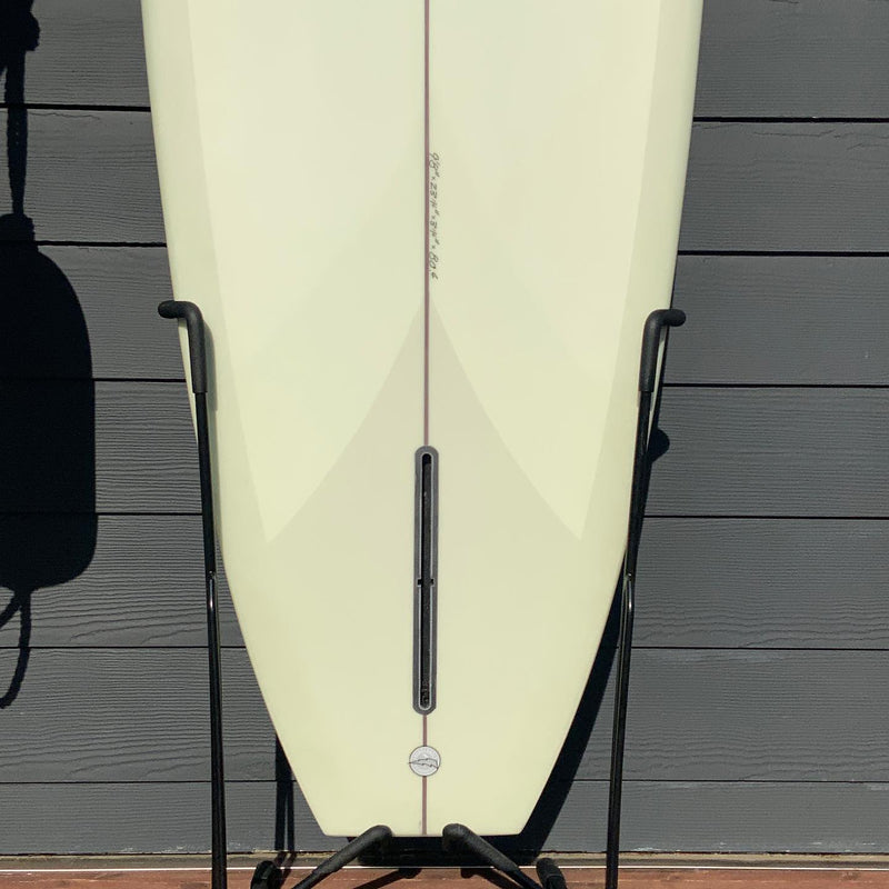 Load image into Gallery viewer, Taylor Jensen Series Singleton Thunderbolt Silver 9&#39;8 x 23 ¼ x 3 ¼ Surfboard • USED
