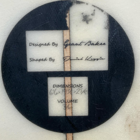 Twig Custom 6'6 x 19 ⅛ x 2 ⅝ Surfboard • USED