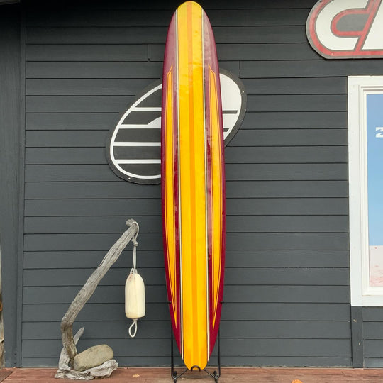 D. England '60s Log 9'10 × 20 ½ × 3 ⅛ Surfboard • USED