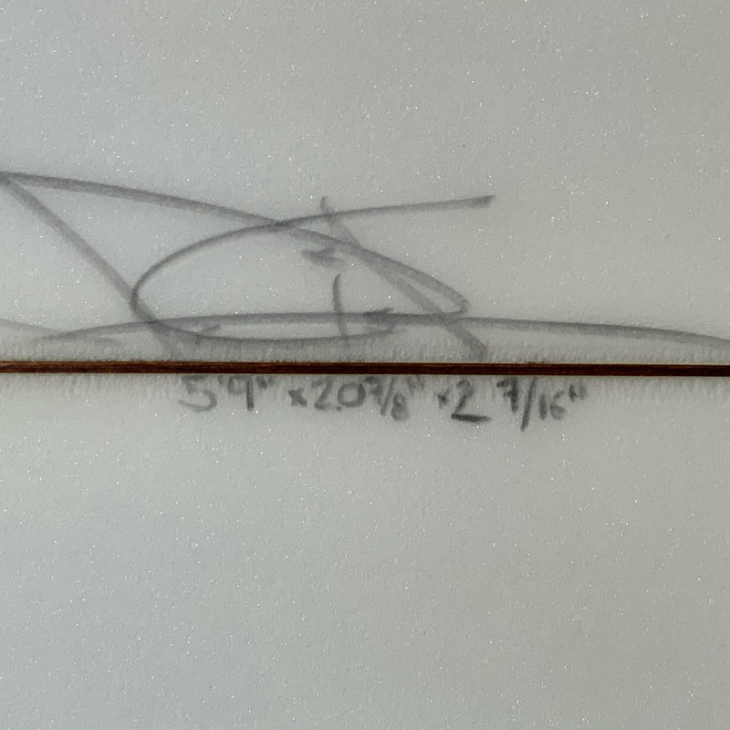 Load image into Gallery viewer, NME Custom 5&#39;9 x 20 ⅞ x 2 7/16 Surfboard • USED
