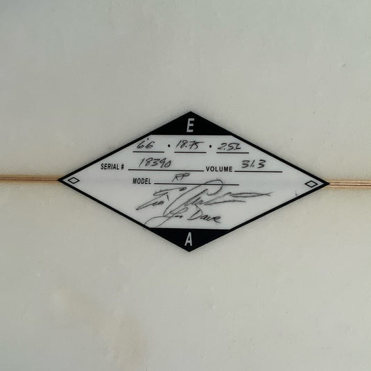 Arakawa RP 6'6 × 18 ¾ × 2 9/16 Surfboard • USED 4