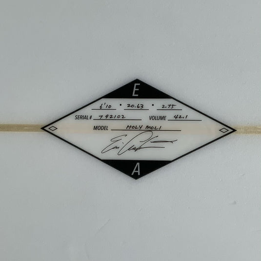 Arakawa Holy Moli 6'10 × 20 ⅝ × 2 ¾ Surfboard • NEW 4