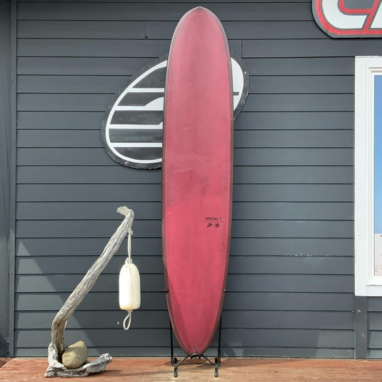 Firewire Special T Thunderbolt Red 9'0 × 22 ¾ × 3 Surfboard • USED 1