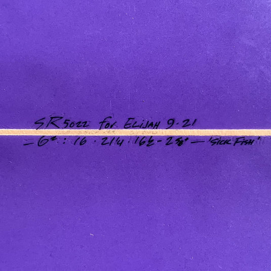 Northwest Surf Design Sick Fish 6'2 x 21 ¼ x 2 ⅝ Surfboard • USED