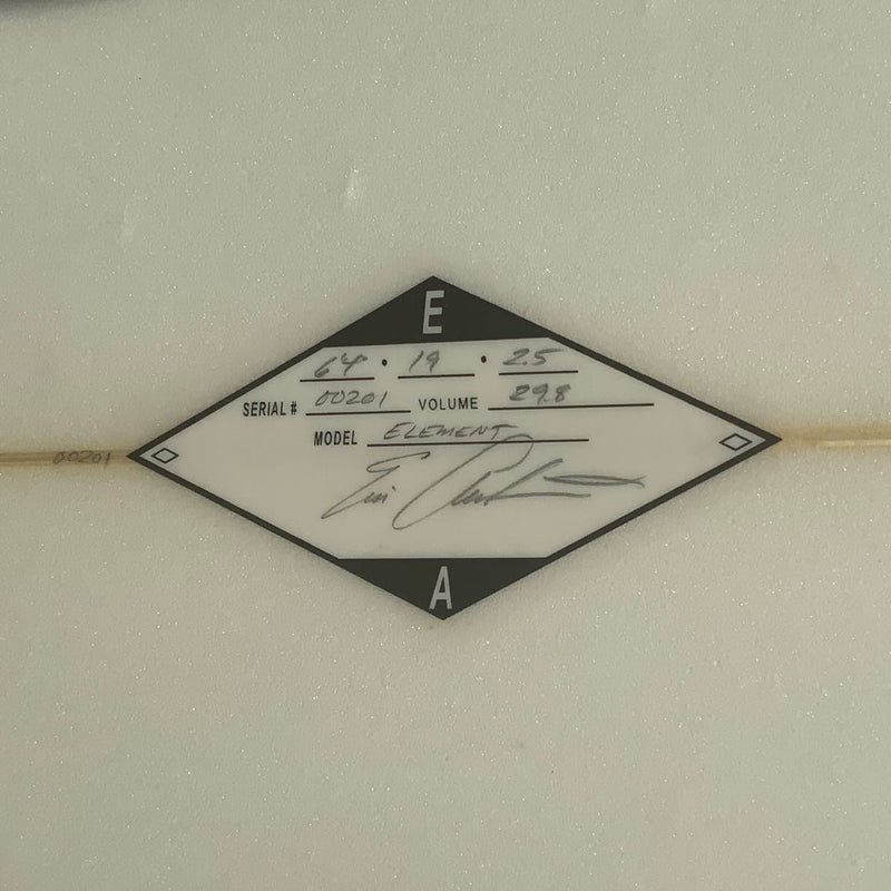 Load image into Gallery viewer, Arakawa Element 6'4 × 19 × 2 ½ Surfboard • USED 4
