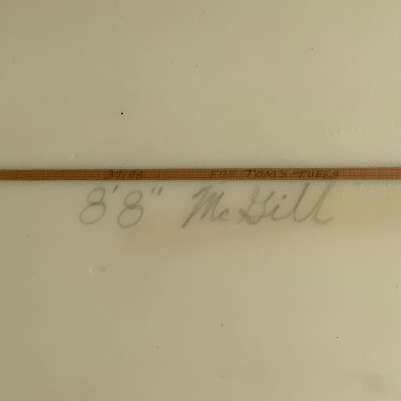 Load image into Gallery viewer, McGill Custom 8&#39;8 x 19 ⅝ x 3 Surfboard • USED
