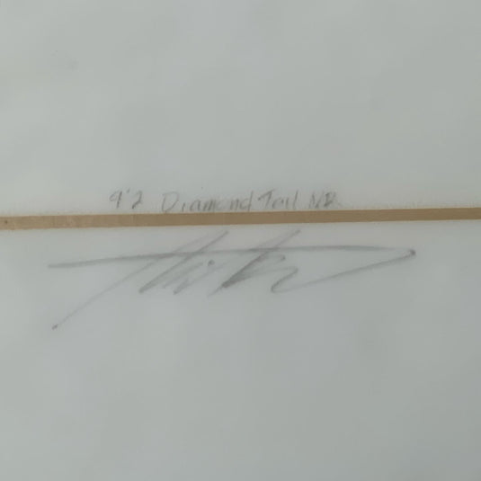 MW Shapes Diamond Tail NR 9'2 × 22 ½ × 3 Surfboard • USED 4