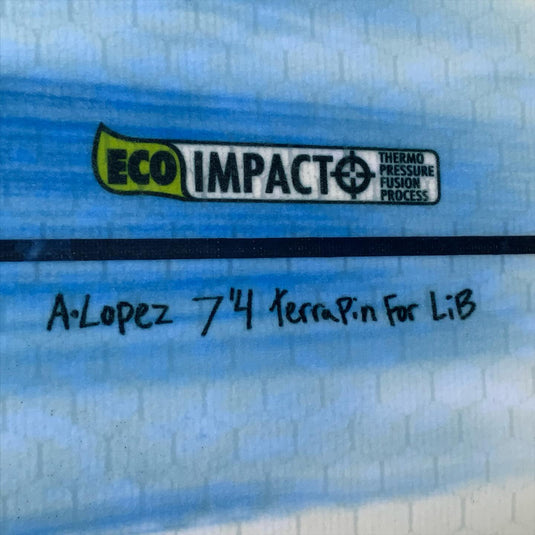 Lib Tech Terrapin ecoIMPACTO 7'4 × 21 ¼ × 2 ⅗ Surfboard • USED 4