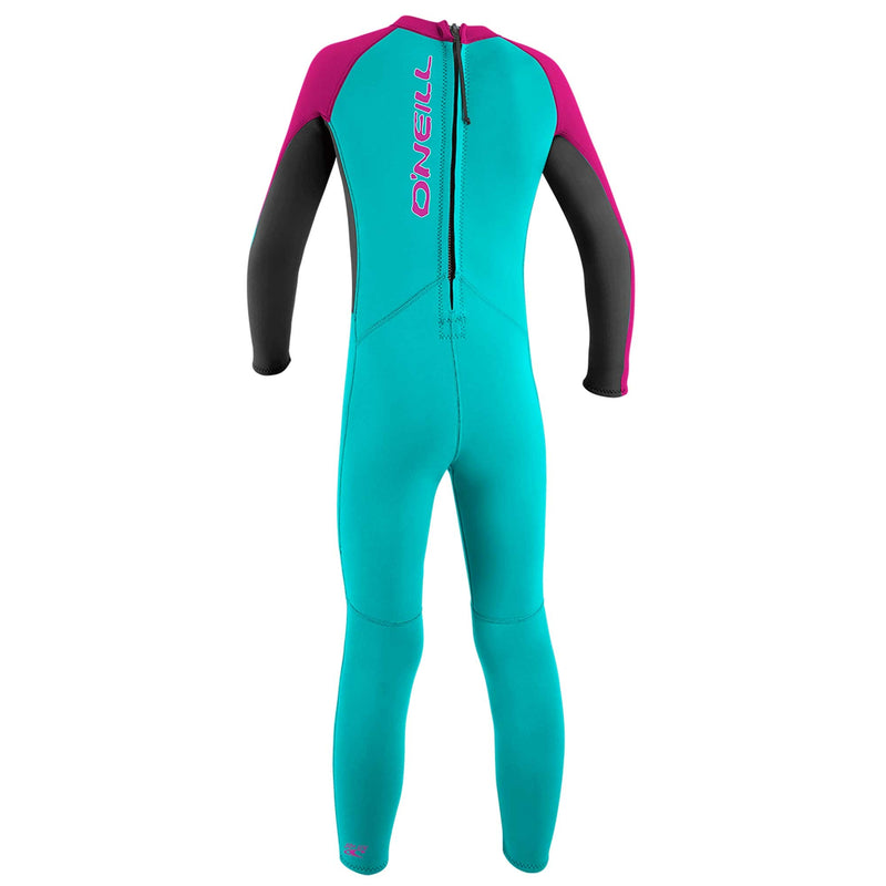 Load image into Gallery viewer, O&#39;Neill Toddler Reactor II 2mm Wetsuit - Aqua/Graphite/Berry
