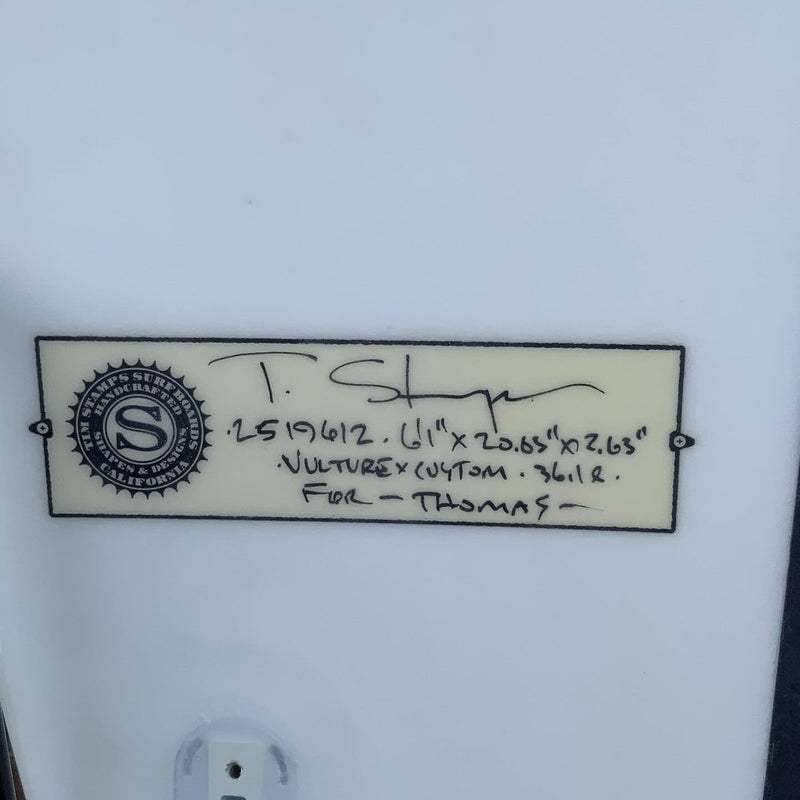 Load image into Gallery viewer, Stamps Vulture 6'1 x 20.65 x 2 ⅝ Surfboard • NEW
