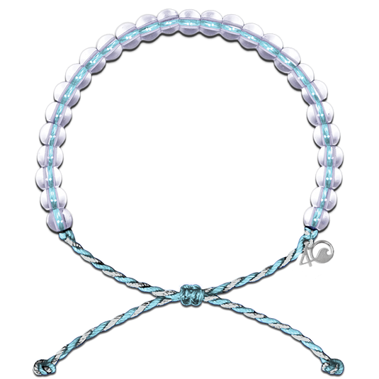 4Ocean Dolphin & Porpoise Bracelet - Light Blue/White