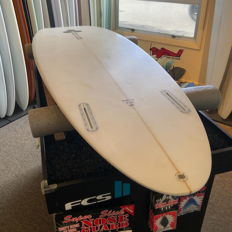 Load image into Gallery viewer, Channel Islands Twin Pin 6&#39;0 x 19 ¾ x 2 ⅝ Surfboard • USED
